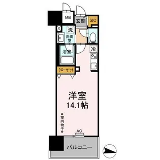 Park Avenue East(パークアベニューイースト)【3階】の間取り