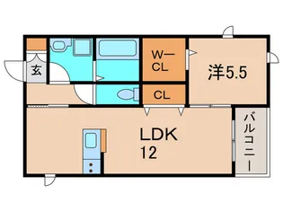 エスト新伊丹【3階】の間取り