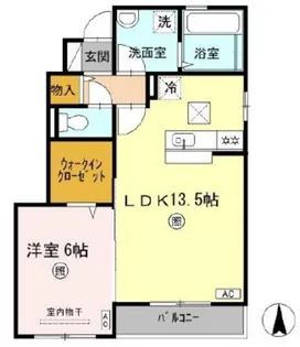 ルラシオン A棟【1階】の間取り