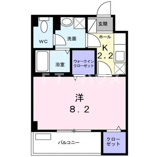 グレイスセイワ北習志野【2階】の間取り