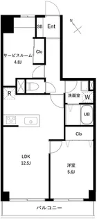 PARK MODERN西葛西【5階】の間取り