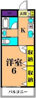 チェリーブラッサム【3階】の間取り