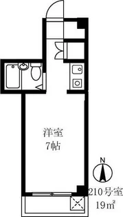 カーサフジイ【2階】の間取り
