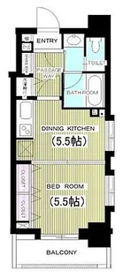 ライオンズマンション西麻布シティ【7階】の間取り
