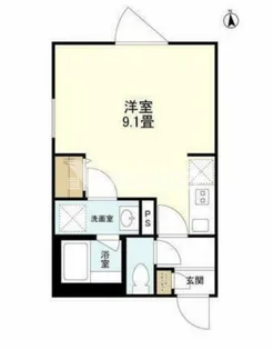 ウェルスクエアイズム奥沢【3階】の間取り