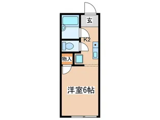 西生田ハイツ【1階】の間取り