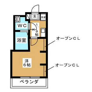 リーベンデル日吉【1階】の間取り