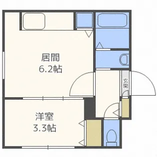 Trentuno【1階】の間取り