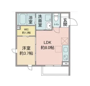 ローレルコート三鷹【2階】の間取り