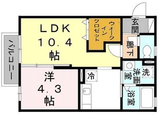 ナチュラルヒル【2階】の間取り