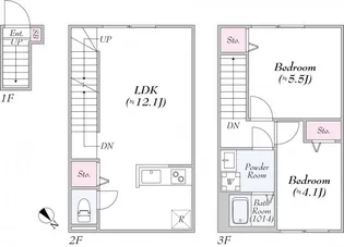 アイガーデン月島の間取り