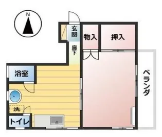 小暮ハイツ【3階】の間取り