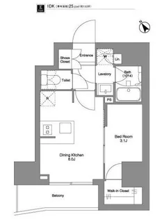 BPRレジデンス田端【4階】の間取り