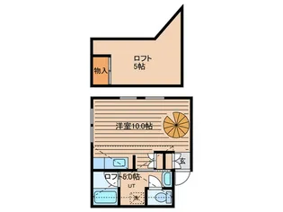 リストワール中の島【3階】の間取り