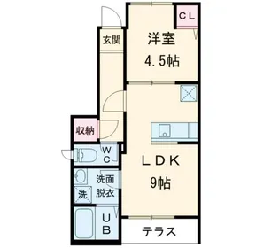 ルミウス延喜 C棟【1階】の間取り
