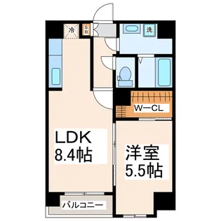 SG2-HONJYO【3階】の間取り
