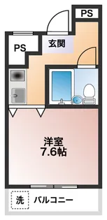 ラデヴィーナ北坂戸【3階】の間取り