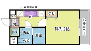 グランデージ名谷【2階】の間取り