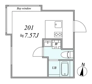 trias992【1階】の間取り