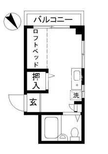 クレストワン【3階】の間取り