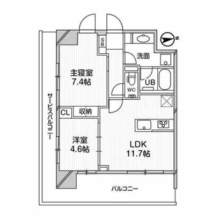 M白金台【4階】の間取り