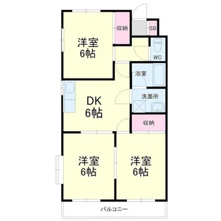 ウィンディホクエンII【3階】の間取り