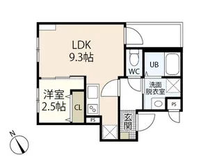 MOVE広本町NORTH【2階】の間取り