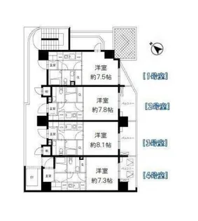 Bris登戸【10階】の間取り