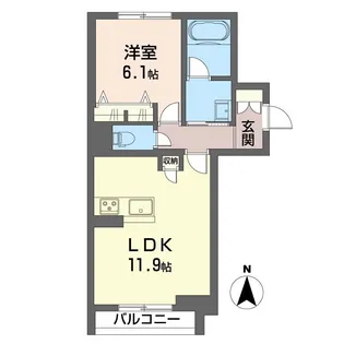 ルイージ【3階】の間取り