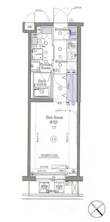 ヴォーガコルテ蒲田南【4階】の間取り