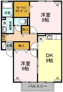 Stream Village A棟【2階】の間取り