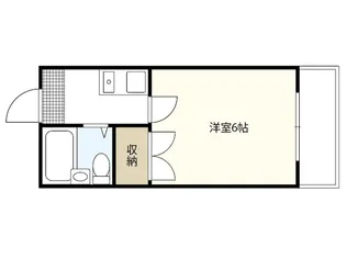 メゾン鹿籠【3階】の間取り