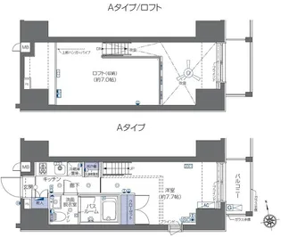 ZOOM六本木【5階】の間取り