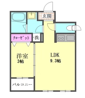 リエール大井【1階】の間取り