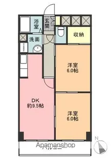 ロイヤルハイツ平針【15階】の間取り