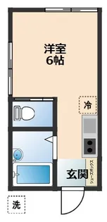 プランドールクレスト【1階】の間取り