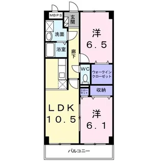 コンフィアンス・ラウム【2階】の間取り