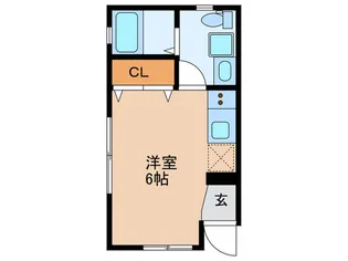 ヘレマフラット駒沢【1階】の間取り