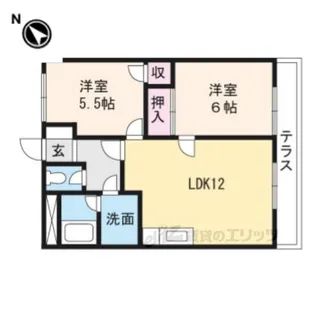 エスポワール21【1階】の間取り