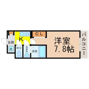 REGALO桜本町(レガーロ桜本町)【8階】の間取り