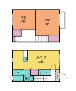 サバトエクレールIの間取り