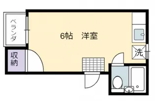 サンライズ中央【1階】の間取り