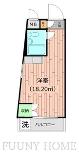 アサミハイツ【2階】の間取り