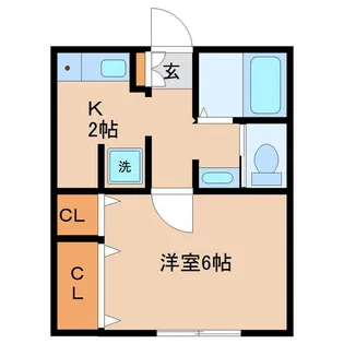 ヴィラフェニーチェ【2階】の間取り