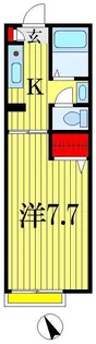 フローラNAGAZU【2階】の間取り