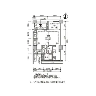 東雲キャナルコートCODAN15号棟【4階】の間取り