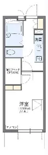 レオパレスアンフィールド【2階】の間取り