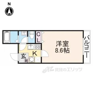 Primrose【3階】の間取り