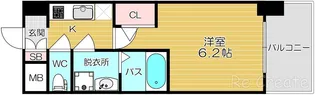 エスリードレジデンス大阪難波【13階】の間取り