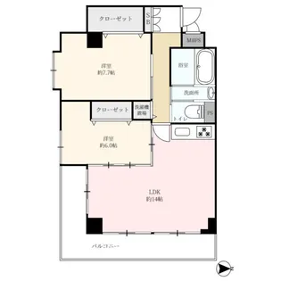 AZbeans【2階】の間取り